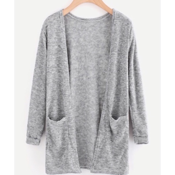 Heather Gray Cardigan - Picture 2 of 6